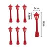 6Pcs Miniature Street Lights Plastic Model Railway Train Lamp For Doll House Micro Landscape Diy Fairy Garden Christmas Decor