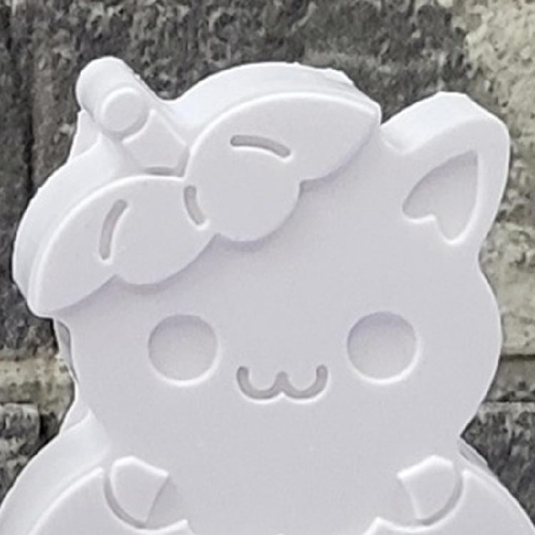 2 Cavities Kitten Pumpkin Casting Mold Halloween Candle Silicone Mold Flexible Candle Making Tool for Handmade Home Decoration