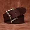 Men's Belt Retro Workwear Handmade Pin Buckle Belt Men's Bronze Quick Removal Quick Solution