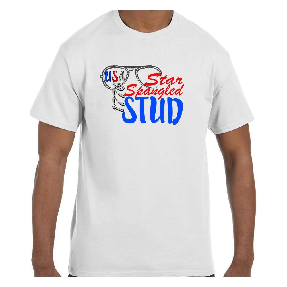 Patriotic 4th of July T shirt Star Spangled Stud Sunglasses Established 1776 3XL