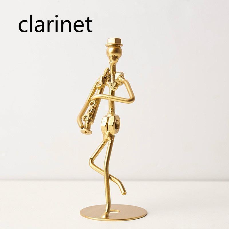 Light Luxury Style Modern Creative Musician Iron Art Decorations Desk Decorations Living Room Home Wine Cabinet Layout Furnishings