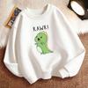 Long-sleeve Funny Dinosaur Kids' Hoodie, Casual, Pretty Clothes for Girls