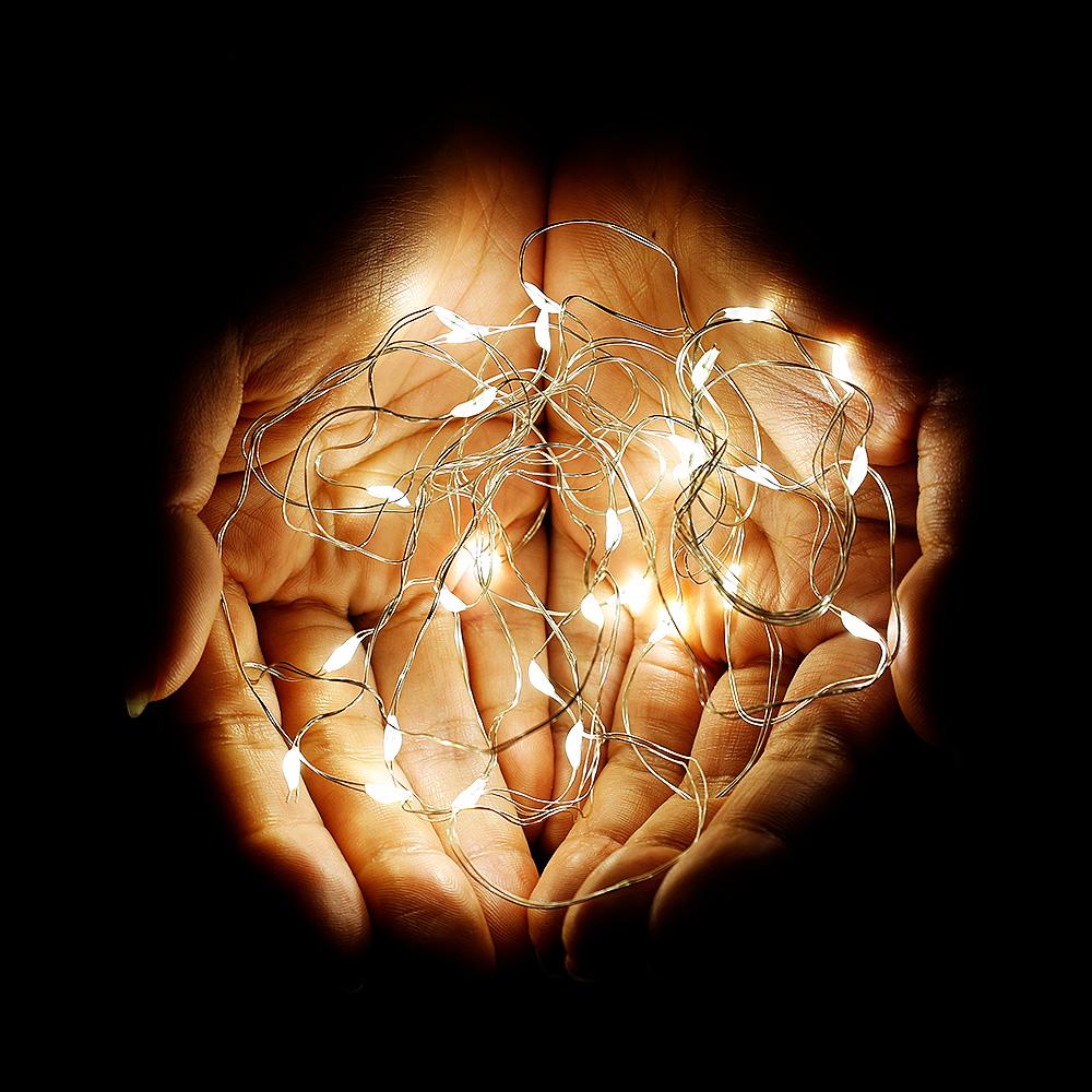 Garland Led Fairy Light String Light Battery Powered Flashing Light Christmas Wedding Party Festival Gift Box Decoration Lamps