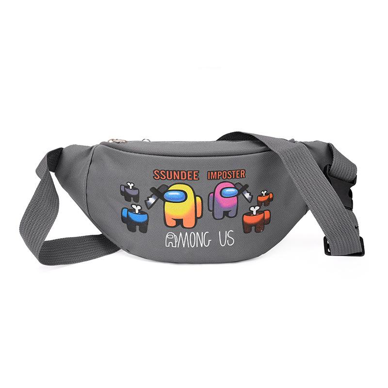 Cartoon Cute Children's Fanny Pack, Male and Female Babies, Fashionable One-shoulder Messenger Bag, Trendy Children's Robot Children's Breast Bag