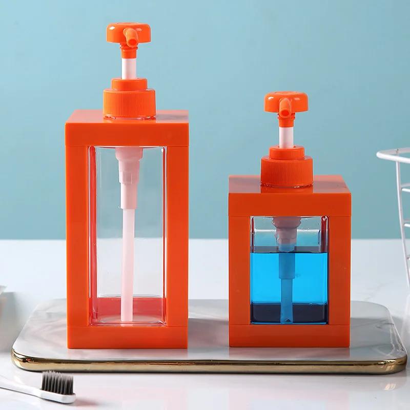 Kitchen Liquid Soap Dispenser 750/500/1000Ml Empty Pump Shampoo Bottle Dish Soap Container Bathroom Accessories