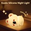 Clownfish Pat Lamp Koala Sloth Panda Silicone LED Night Light Timer Sleep Lights Kids Birthday Gift Bedroom Bedside Room Decor