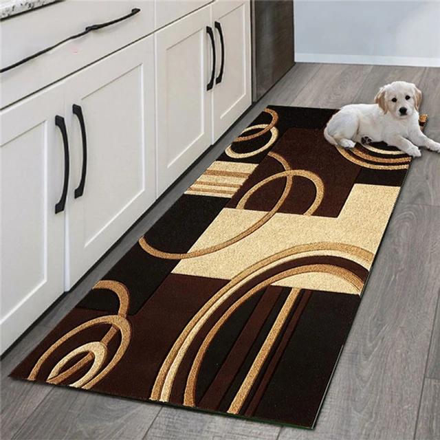 Kitchen Mat Bedroom Entrance Doormat Carpet for Living Room Floor Decor Home Bedside Hallway Carpet Non-Slip Long Foot Mat