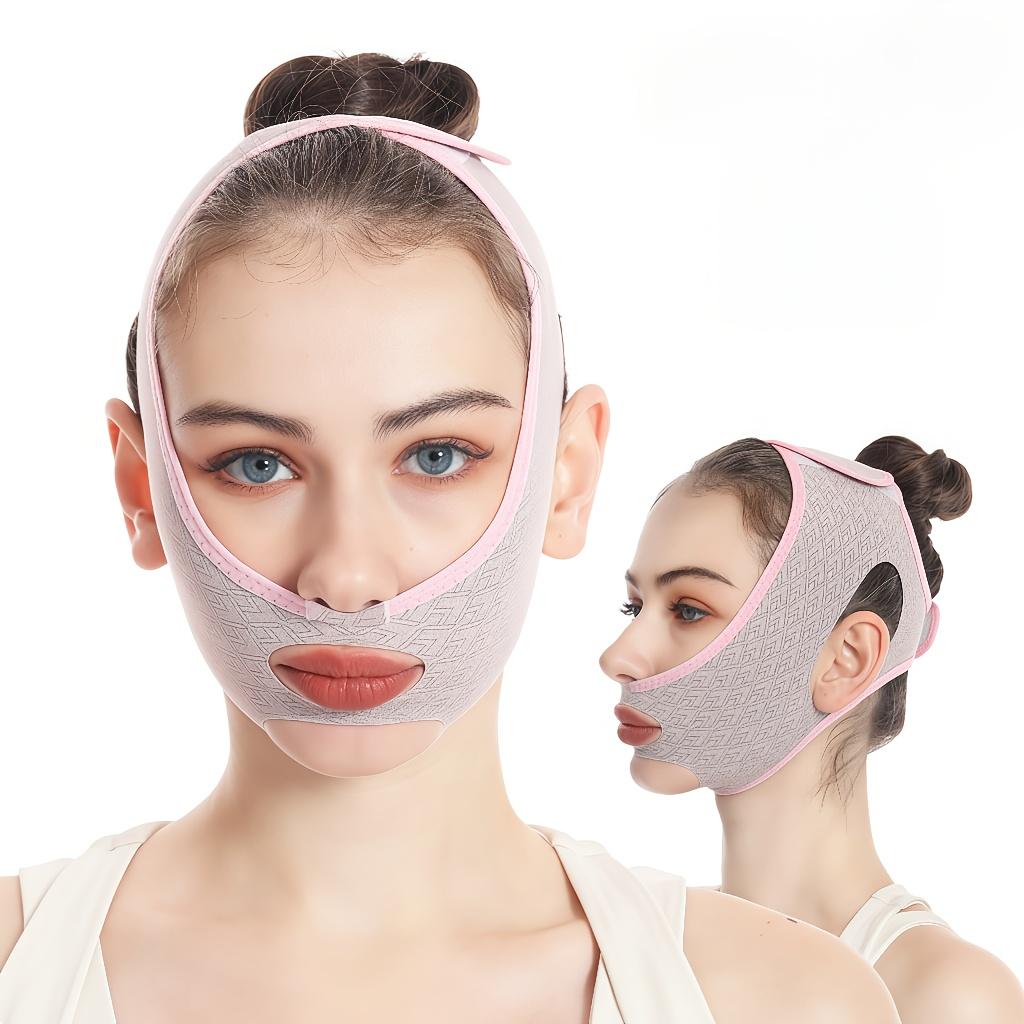 2PCS Sleeping Face Slimming Bandage Relaxing and Lifting Face Bandage Chin Weight Loss Machine