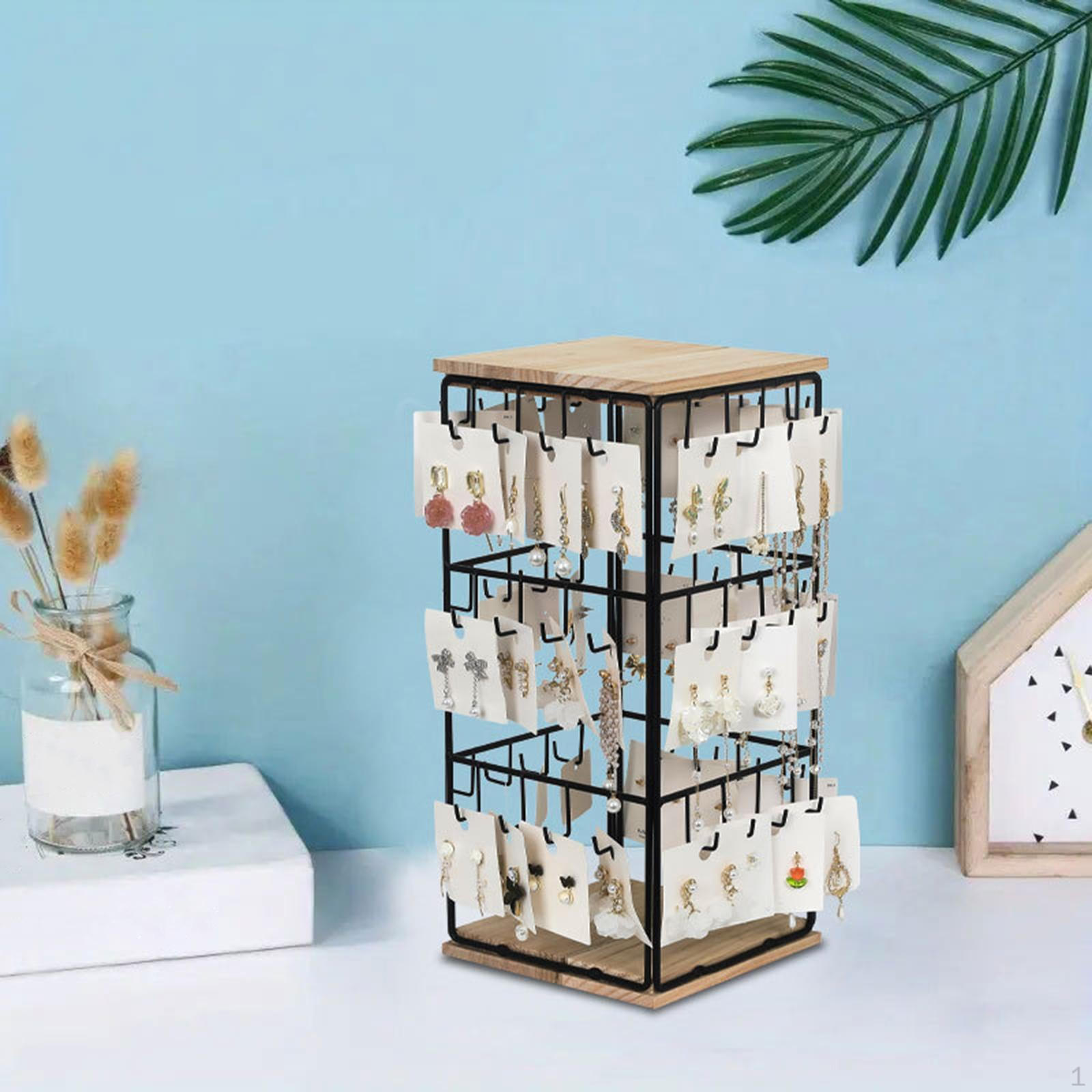 

Подставка для сережек, держатель для ювелирных изделий, органайзер для браслетов Wood Color