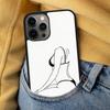 Woman Body Line Art Soft Phone Case for iPhone 17 Air 16e Pro Max 15 Pro 13 14 Plus 11 12 MagSafe Magnetic Coque