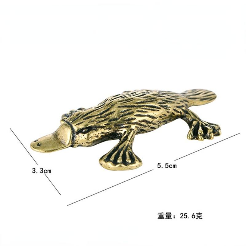Brass Platypus Solid Copper Desktop Home Decor Ornament Copper Crafts