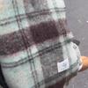 2025 Sea Salt Blue Korean Style Plush Scarf: Cozy Autumn/Winter Women's Shawl, Perfect Warm Gift for Girls