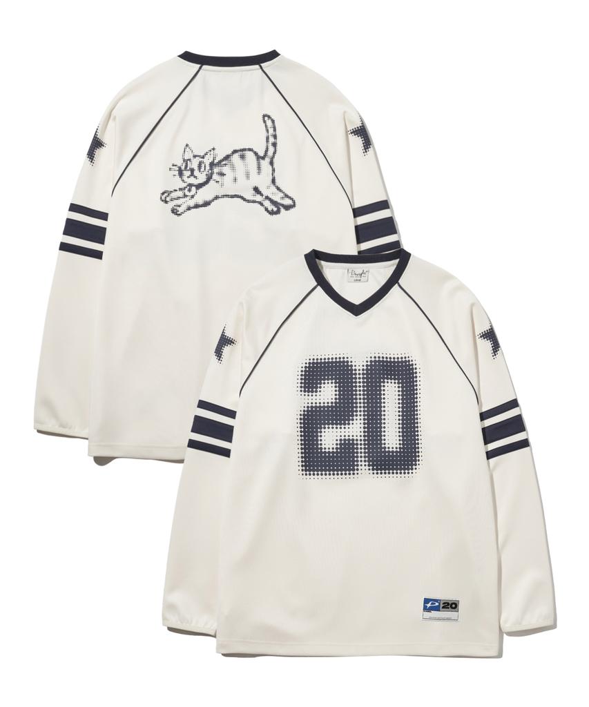 PHYSICAL DEPARTMENT Neko Rugby Long Sleeve_Ivory