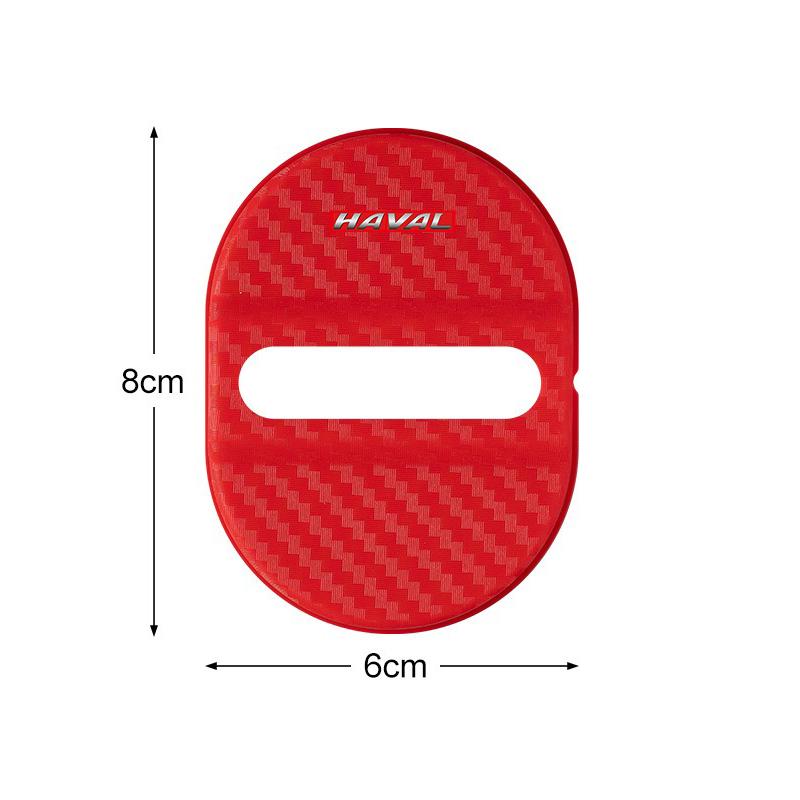Cache Protecteur de Serrure de Porte de Voiture 4 Pièces Manchon Antirouille de Serrure de Porte de Voiture Pour Haval Tabanca T FEK Korna H5 H6 H3 H8 H9 H2 H7 M2 M4