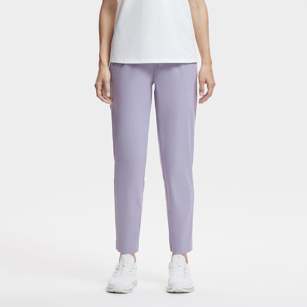 New FILA Knitted Sweatpants Women's Midnight Purple A11W421613FPU