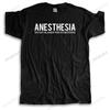 Mens Brand T-shirt Black New O-neck Tshirt Fashion Short Sleeve ANESTHESIA New Cotton Streetwear Printed Tee-shirt Male Tees