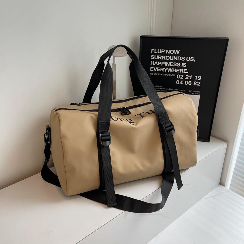 Fitness Bag, Clothes Storage Bag, Duffel Bag, Waterproof Short-distance Luggage Bag, Shoulder Bag, Portable Short-distance Travel Bag.