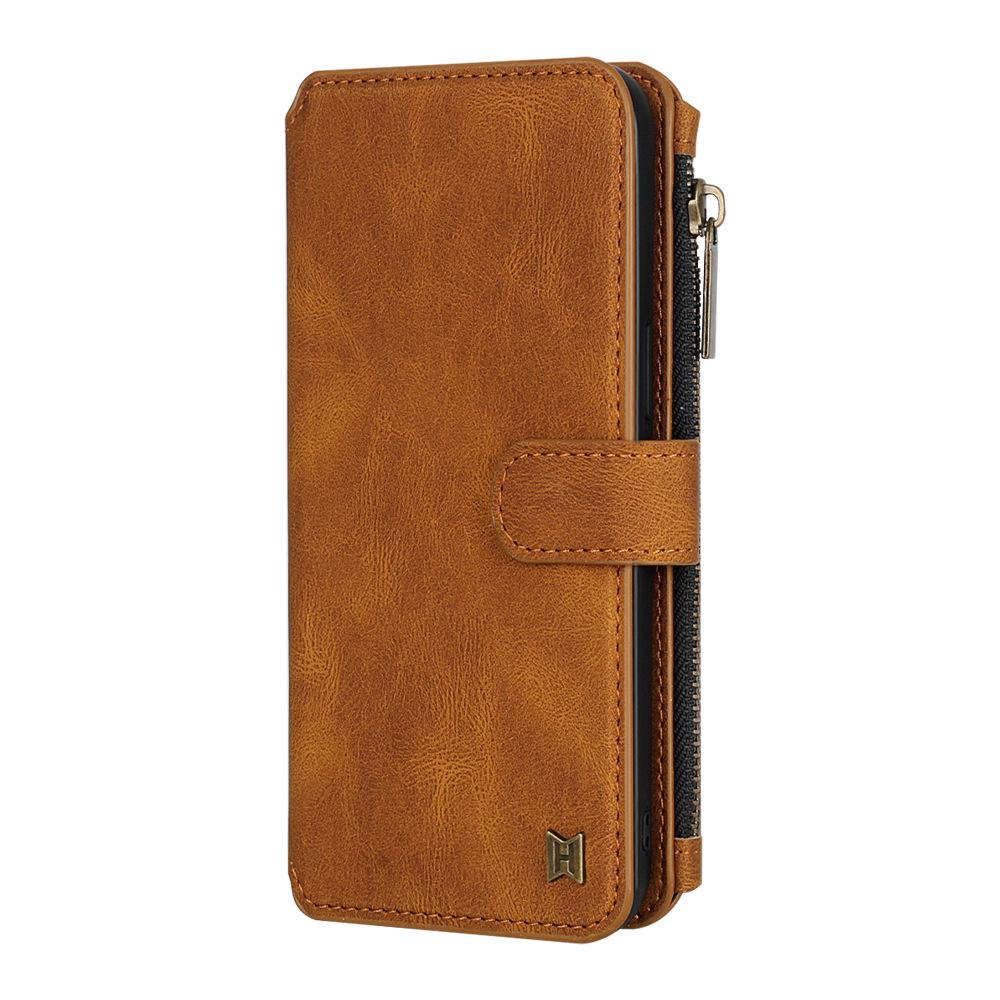 iPhone 16 Pro Multifunctional Leather Wallet Case with Detachable Magnetic Protection