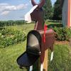 Cassette della posta per esterni, Cassetta della posta in metallo creativa per fattoria e ranch per decorazione giardino cortile animali Cavallo