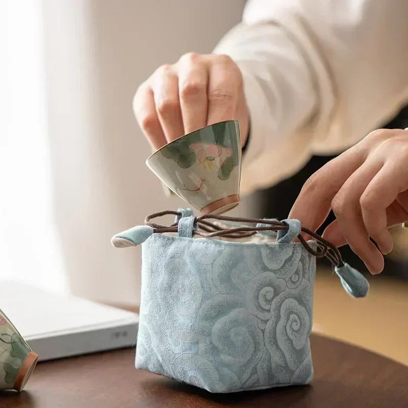 Ge Kiln Master Cup im chinesischen Stil, handgefertigte Keramik-Teetasse, Einzeltasse, Tee-Probiertasse, Kung-Fu-Teeset, Teetasse