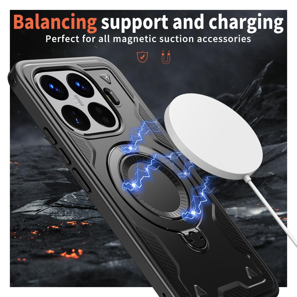 Non-Slip Case for Xiaomi Mi 15T Pro 14T Xiaomi15t Mi14t Phone Accessories Magnetic Holder Ring Protect Cover