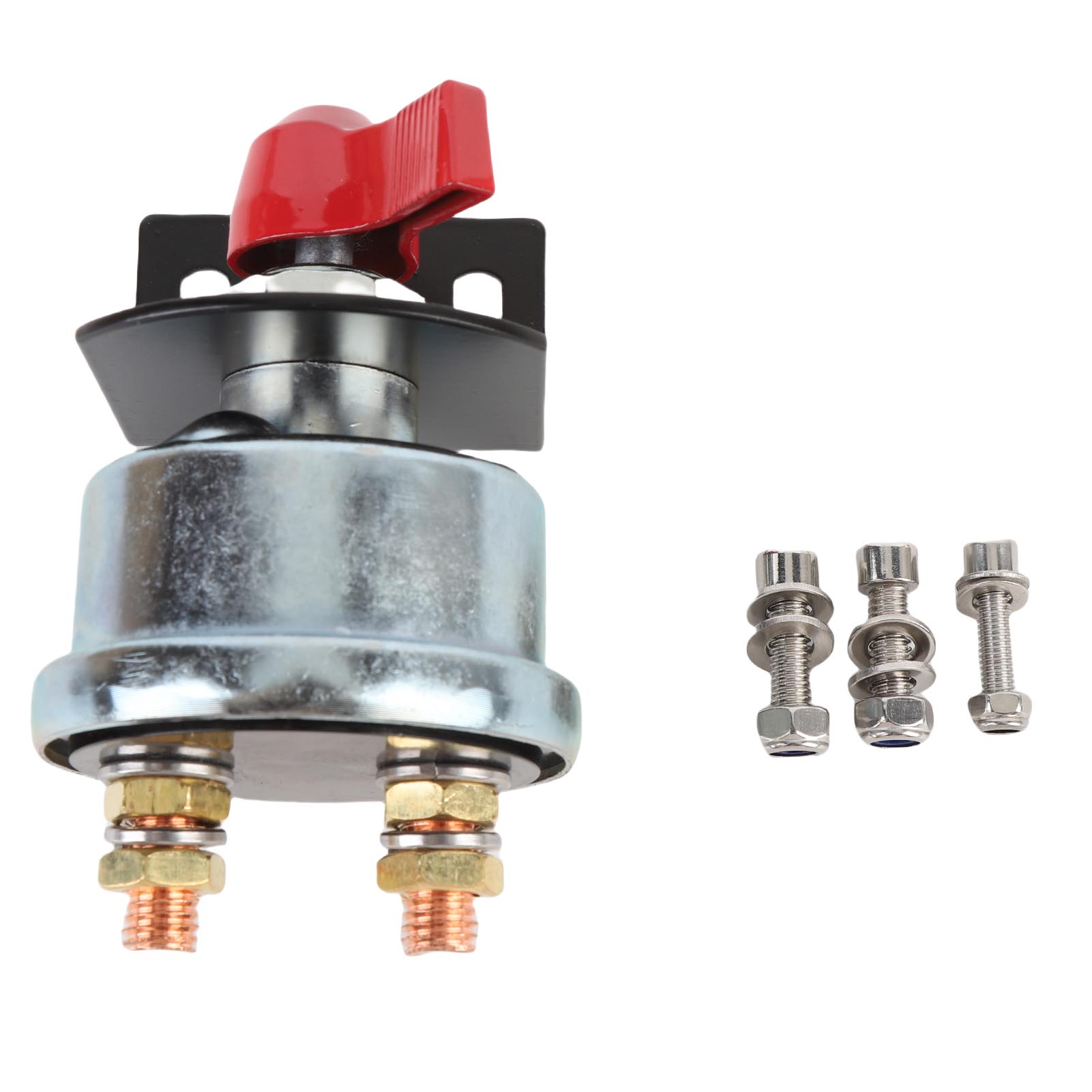 

Master Battery Disconnect Switch with Side Post Mounting Bracket 200A Master Battery Killer Switch for Car Boat RV ATV UTV червоний