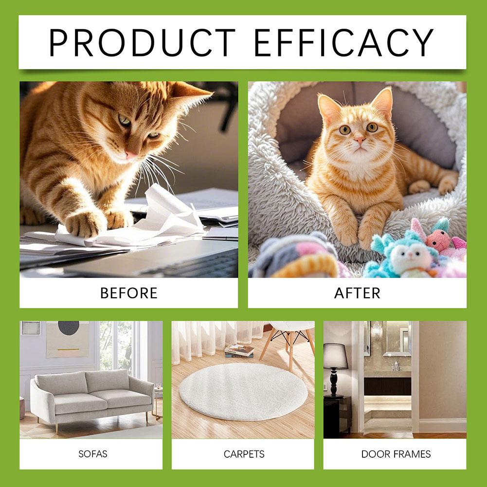 Mobilya için 100ml Kedi Tırmalama Önleyici Sprey Güvenli Çizilme Önleyici Sprey Kediler Kanepe Halı Korur Evcil Hayvan Davranışı Eğitim Yardımcısı