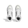 adidas Originals Drop Step Leather Comfortable Trendy Slip Resistant Durable Lightweight High Top Skate Shoes Women Sneaker White Gray FZ5718