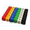Colorful 16mm Acrylic Dice Educational Tool for Children with Rounded Corners