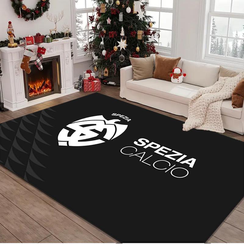 1PC rug Spezia Fc Crest Design Carpet, Chair Rug,Area Rug for Office Bedroom living rooms bedroom, Doormat decor Christmas fan gifts