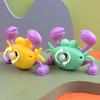 Krab Uhrwerkspielzeug Keine Batterie erforderlich Bunter Niedlicher Laufender Krabben Nostalgische Interaktive Klassische Spielzeuge Pädagogisches Cartoon Tier Aufziehspielzeug