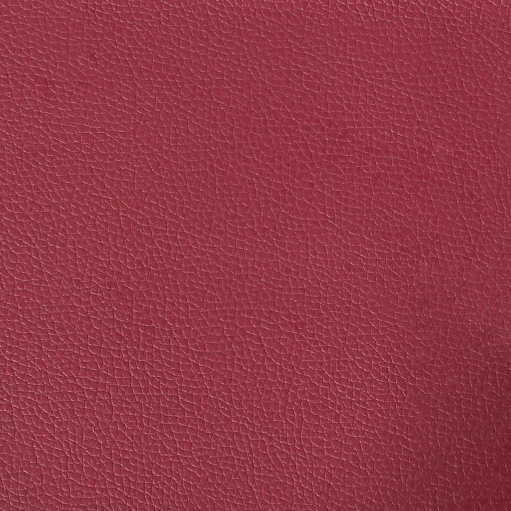 Vidaxl 2-Osobowa Sofa, Winna Czerwień, 120 Cm, Sztuczna Skóra