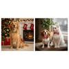 50pcs/lot Christmas Pet Bow Kitten Puppy Collar Flower Wearable Xmas Bow Ties for Dogs Cat Accessories