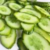 Simulação fatias de pepino artificial frutas vegetais falso comida restaurante exibição janela ornamento fotografia adereços dec