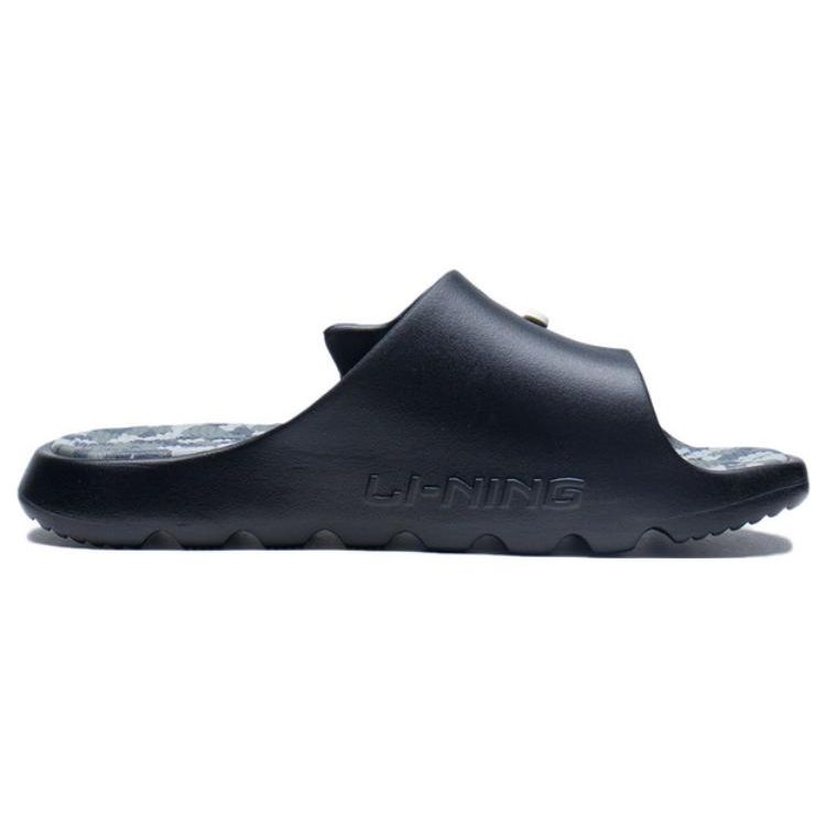 Li Ning Lnbb Slide Sandals Men Footwear Black ABTS003-4