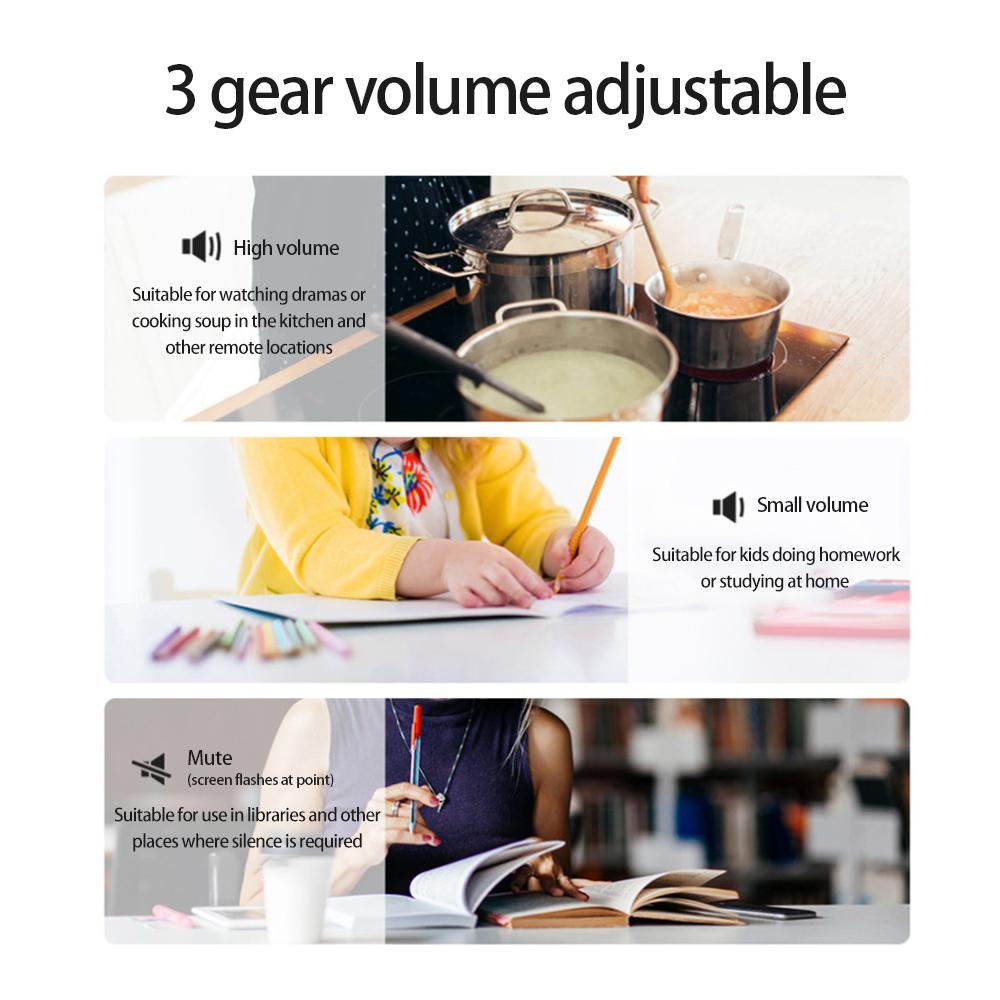 Digital Kitchen Timer Magnetic Count UpDown Clock with Custimize Function Stand and Large LCD