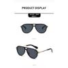 Fashionable Metal Sunglasses Party Gatherings Stage Performances Street Photography Fashion Wear Take UV Resistant Glasses