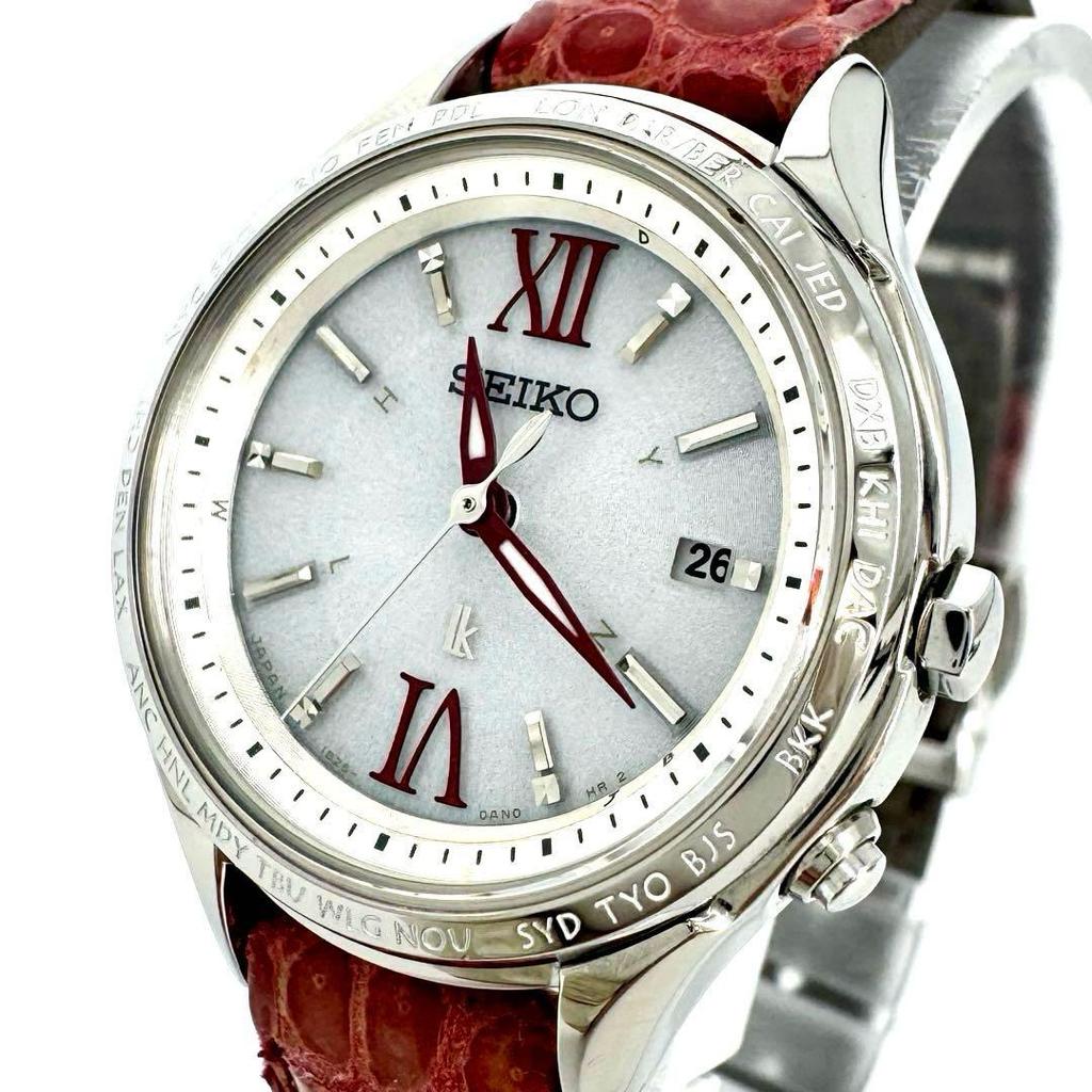 [USED] Working SEIKO lk Lucia solar watch, silver, women's