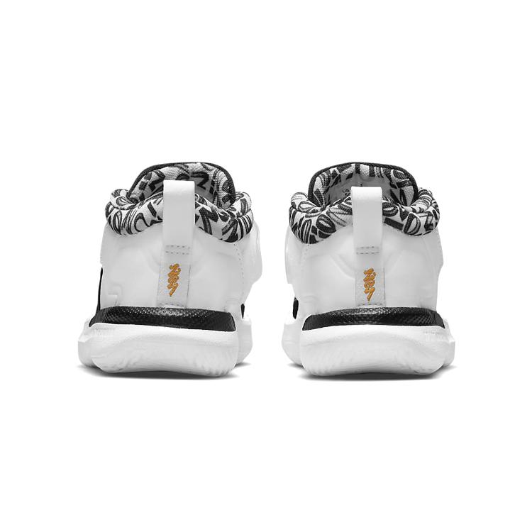 Air Jordan Zion 1 Toddler 'Gen Zion' (Unisex) Black / White / Metallic Gold Toddler Shoes DC2023 002