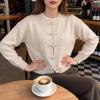 TIFICY Maglioni a girocollo a maniche lunghe con stampa tinta unita, casual, autunno inverno, da donna