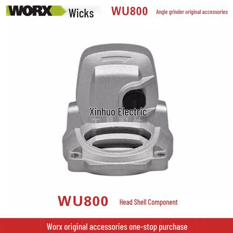 Wickes Angle Grinder Accessory Set: WU800X Head Shell, Carbon Brush, Gear Rotor, Stator, Switch Housing, Spindle.