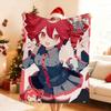 Virtual Idol Singer Anime K Kasane T Teto Blanket Soft Throw Blanket for Home Bedroom Bed Sofa Picnic Travel Office Blanket Gift