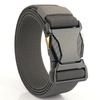 Automatic Buckle Men's Belt Quick Release Weave Waist Band  Outdoor Leisure Sports