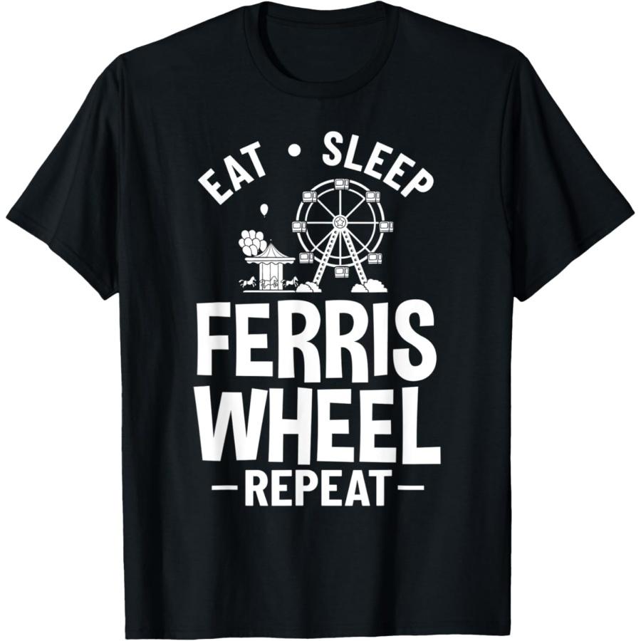

Ferris Wheel Ride Giant Observation Wheels Carnival Quote T-Shirt(2) XXXXXL чорний