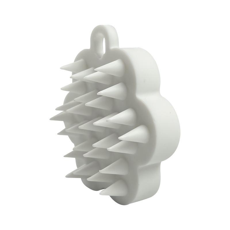 Flower Shape Silicone Scalp Massager Shampoo Brush Hair Washing Bath Comb