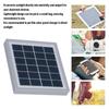 Pack Of 2 Easy Carry 5W Solar Module USB Charges Small Monocrystalline Silicon Charges for Outdoor Camping Hiking