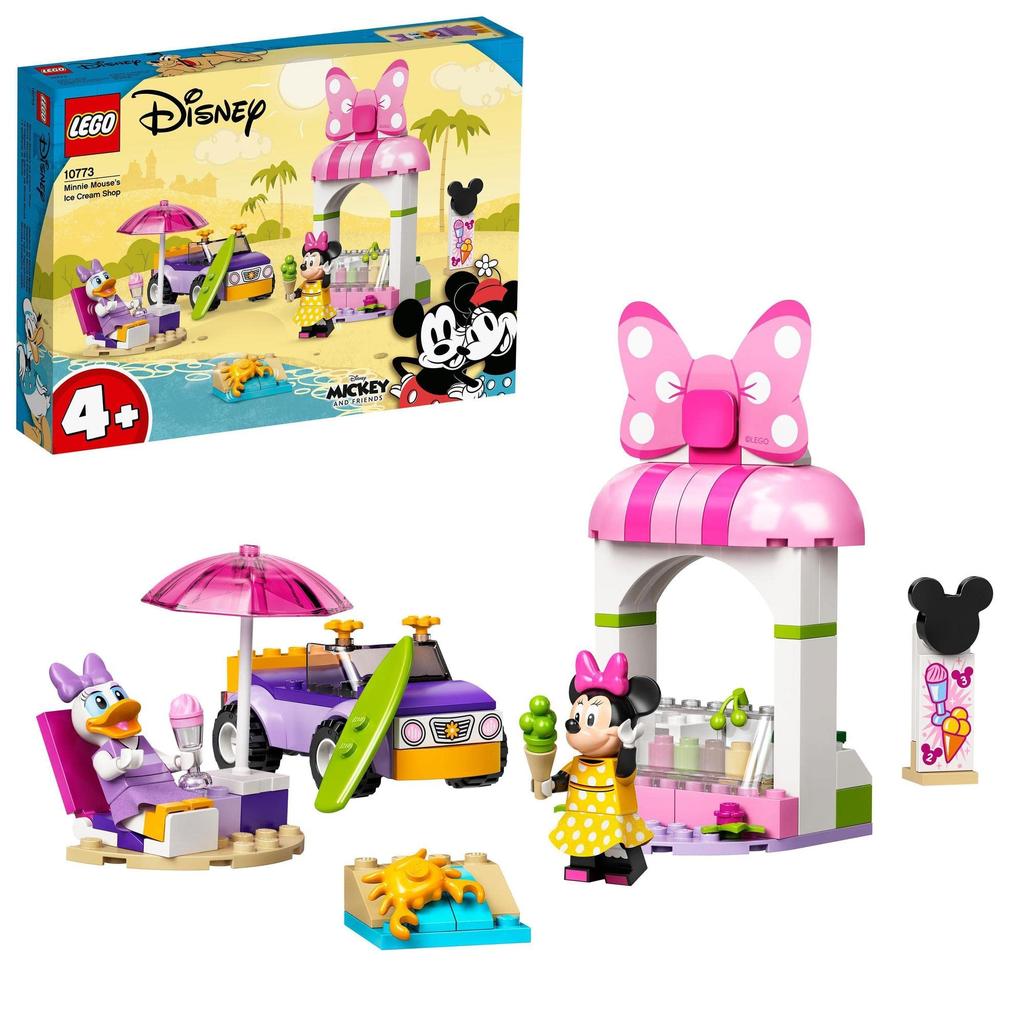 LEGO Mickey & Friends Minnie's Ice Cream Parlor 10773 Toy Blocks Gift Animal House for Boys and Girls Ages 4 and Up