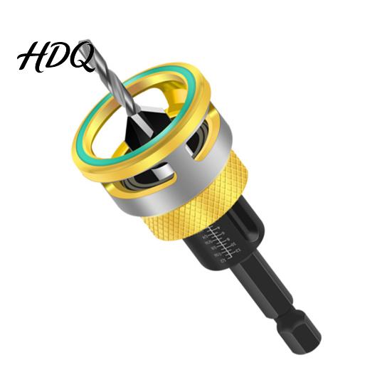 Adjustable Depth Stop Drill Bits Degree Wrench Spiral Flute Hex 82 Countersink Bit HSS M2 High Speed