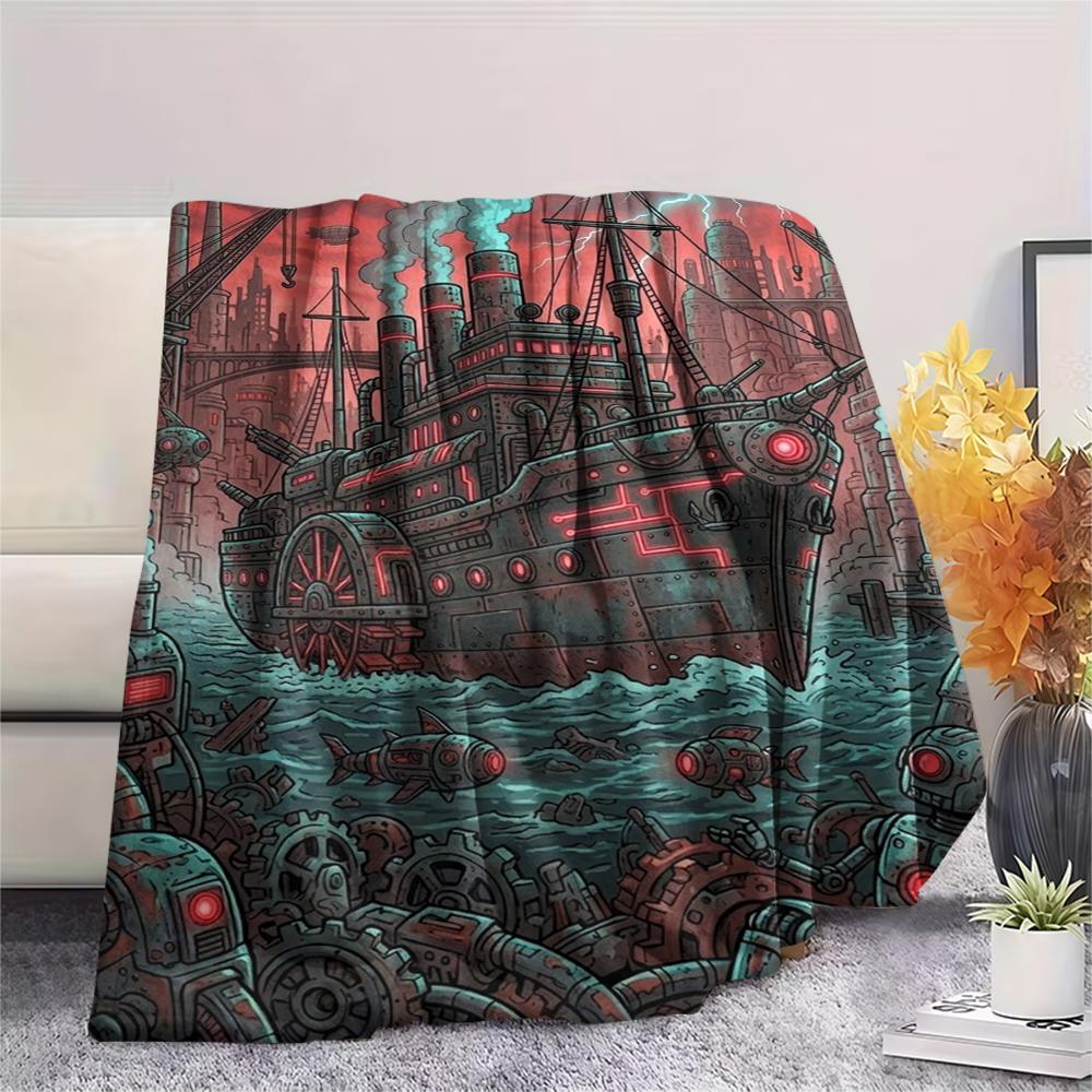 transportation vehicle truck Print Flannel Blanket,High quality Comfortable for All Seasons,Home Decor,Warmth and Comfort,Perfect for Christmas Gifts