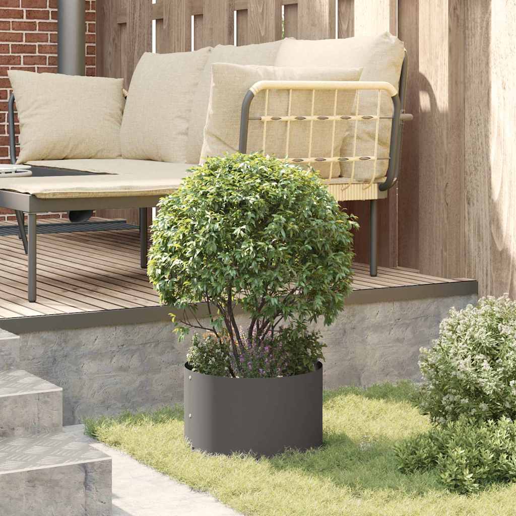 Plant Ring Black 30 X 30 X 20 Cm Cold Rolled Steel